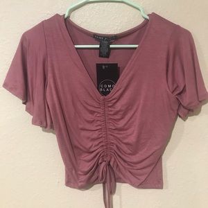 Mauve crop top